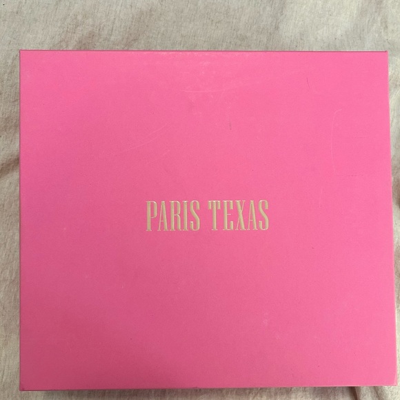 🆕 PARIS TEXIS Lace Up Sandal Peach Moonstone with Swarovski Crystals - Picture 5 of 14